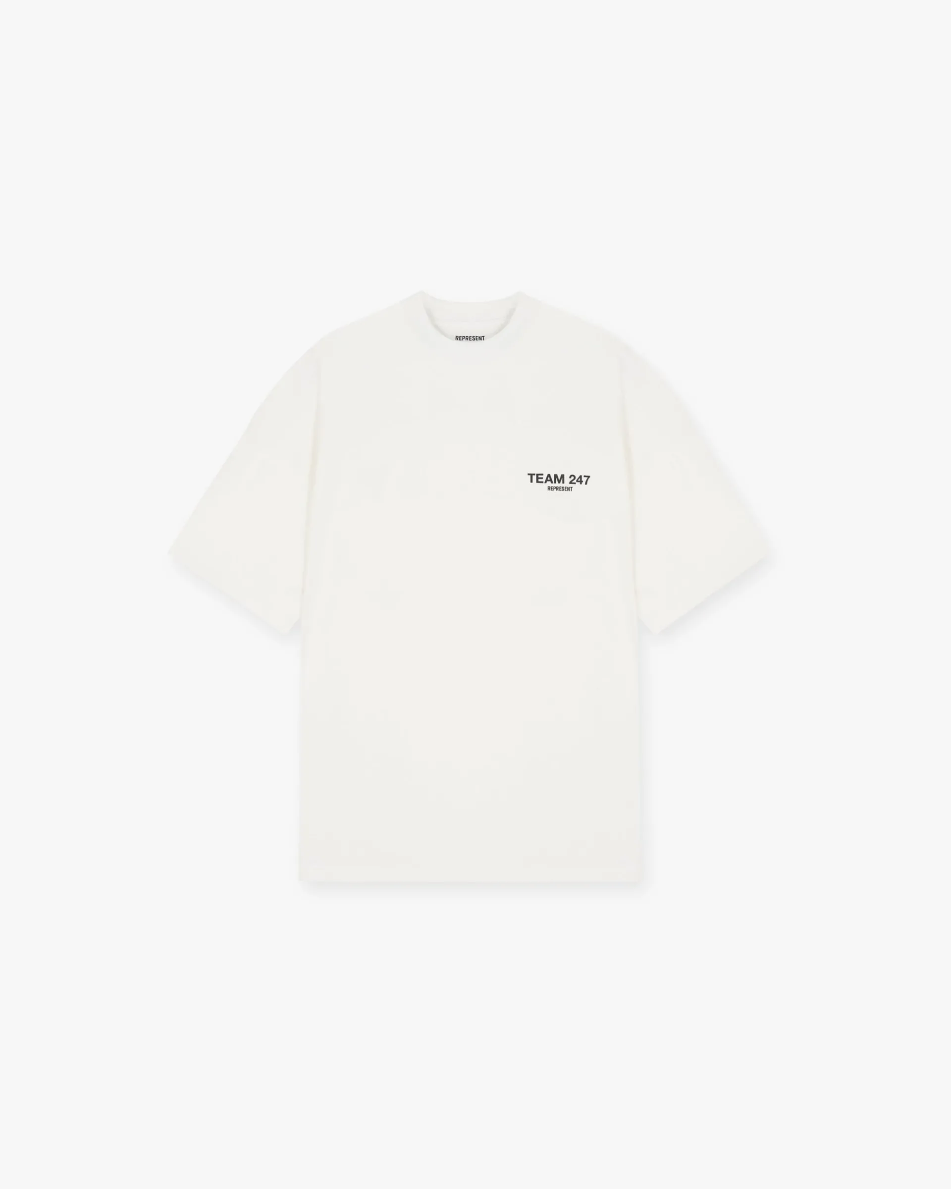 Represent Team 247 Oversized T-Shirt - Flat White> T-Shirts