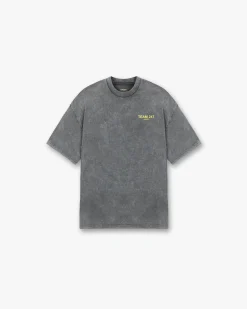 Represent Team 247 Oversized T-Shirt - Pewter Lemon> T-Shirts