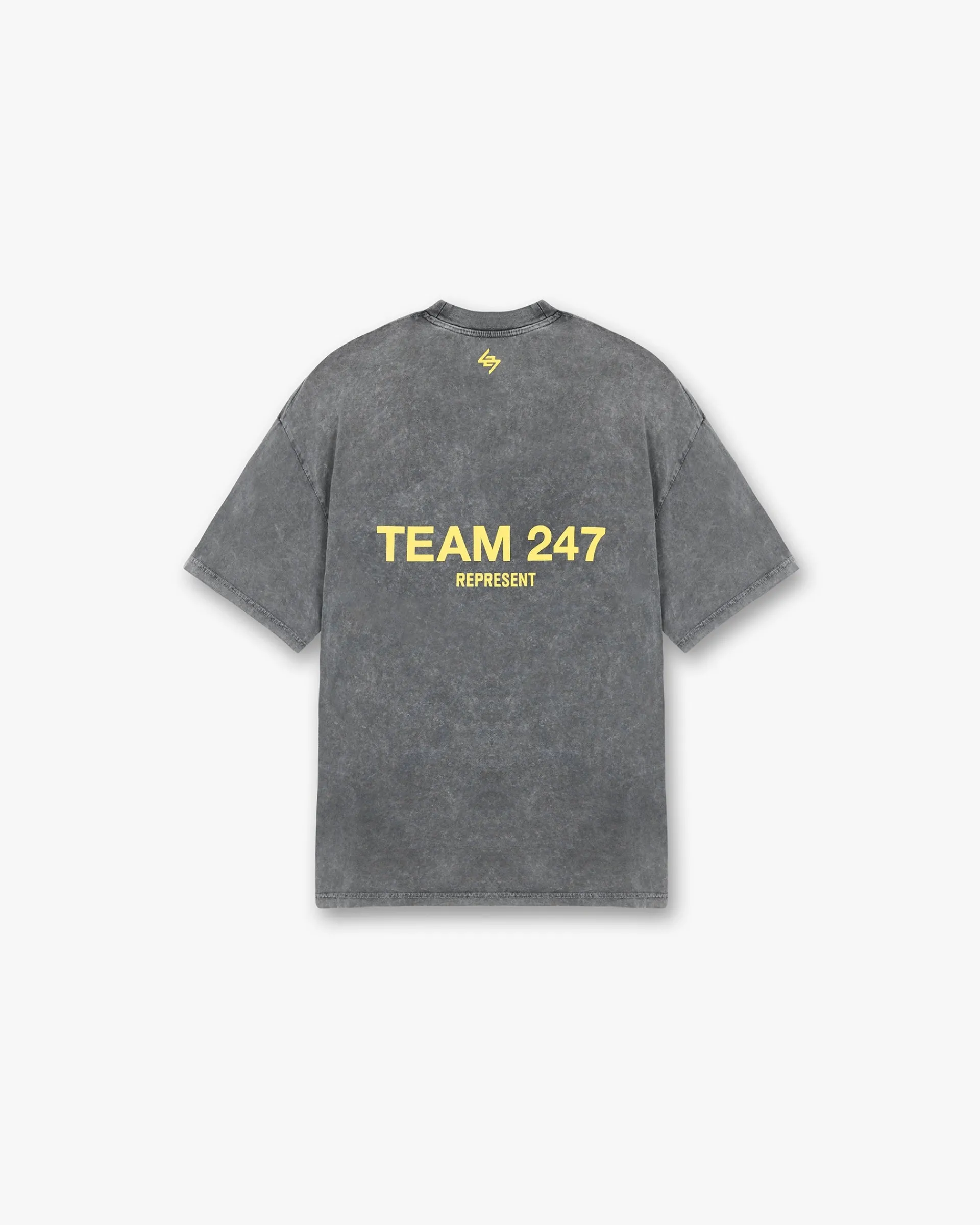Represent Team 247 Oversized T-Shirt - Pewter Lemon> T-Shirts