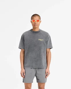 Represent Team 247 Oversized T-Shirt - Pewter Lemon><noscript><img width=