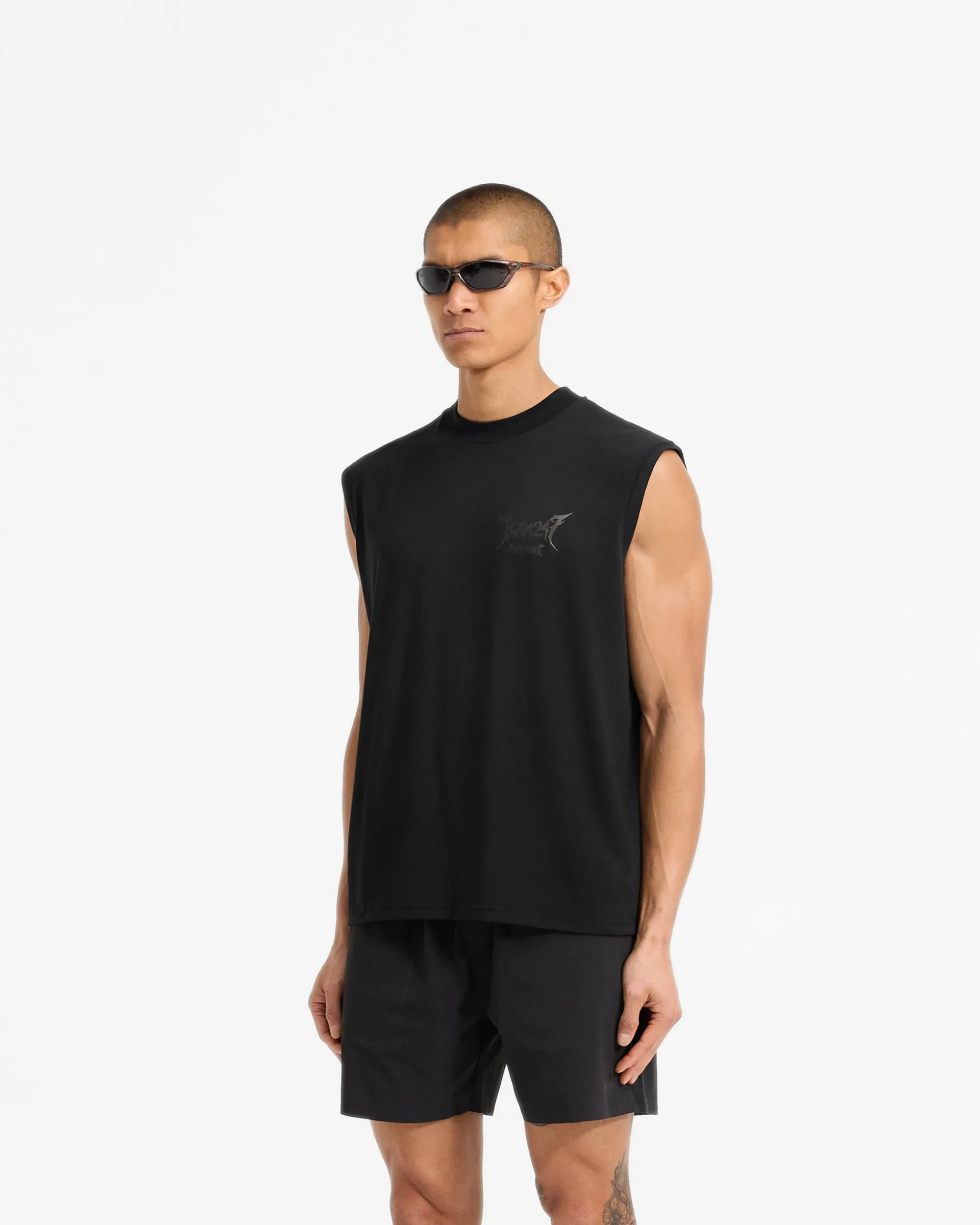 Represent Team 247 X END Oversized Tank - Jet Black> T-Shirts