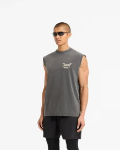 Represent Team 247 X END Oversized Tank - Washed Grey><noscript><img width=