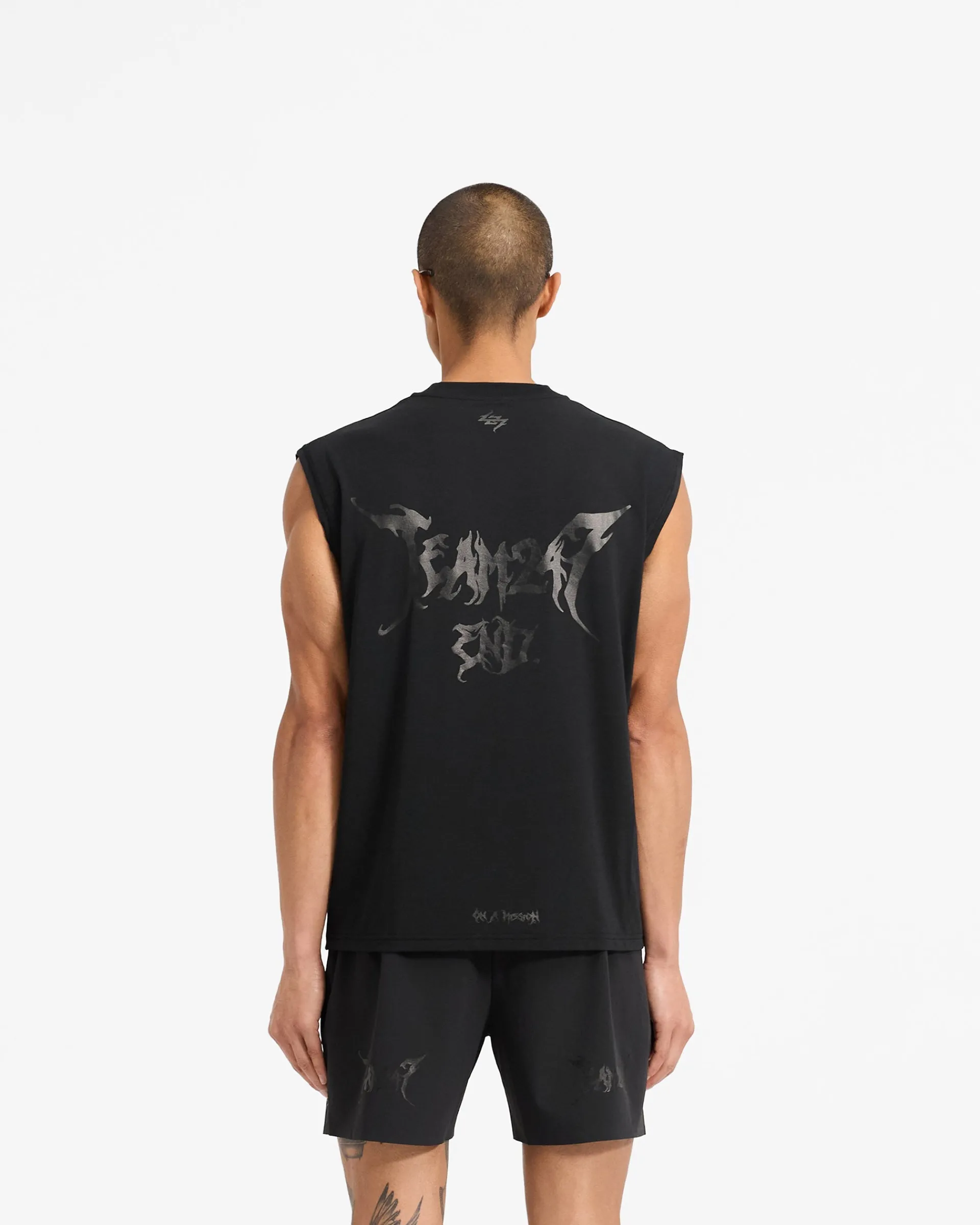 Represent Team 247 X END Oversized Tank - Jet Black> T-Shirts