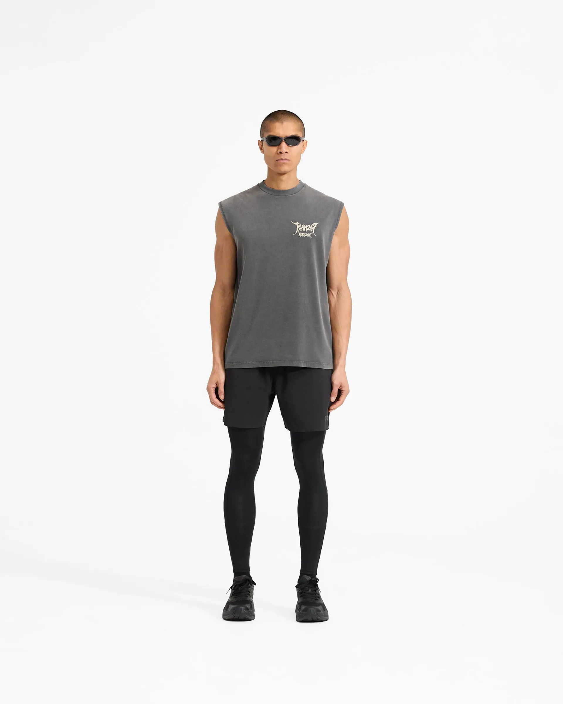 Represent Team 247 X END Oversized Tank - Washed Grey> T-Shirts