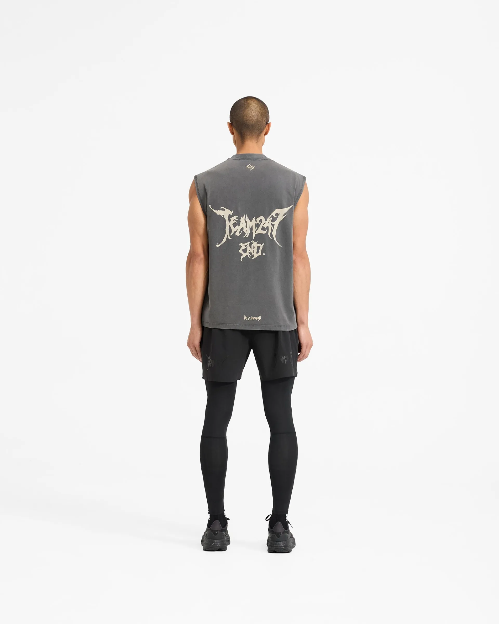 Represent Team 247 X END Oversized Tank - Washed Grey> T-Shirts