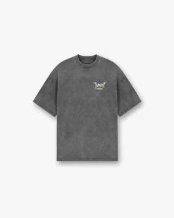 Represent Team 247 X END Oversized T-Shirt - Washed Grey> T-Shirts