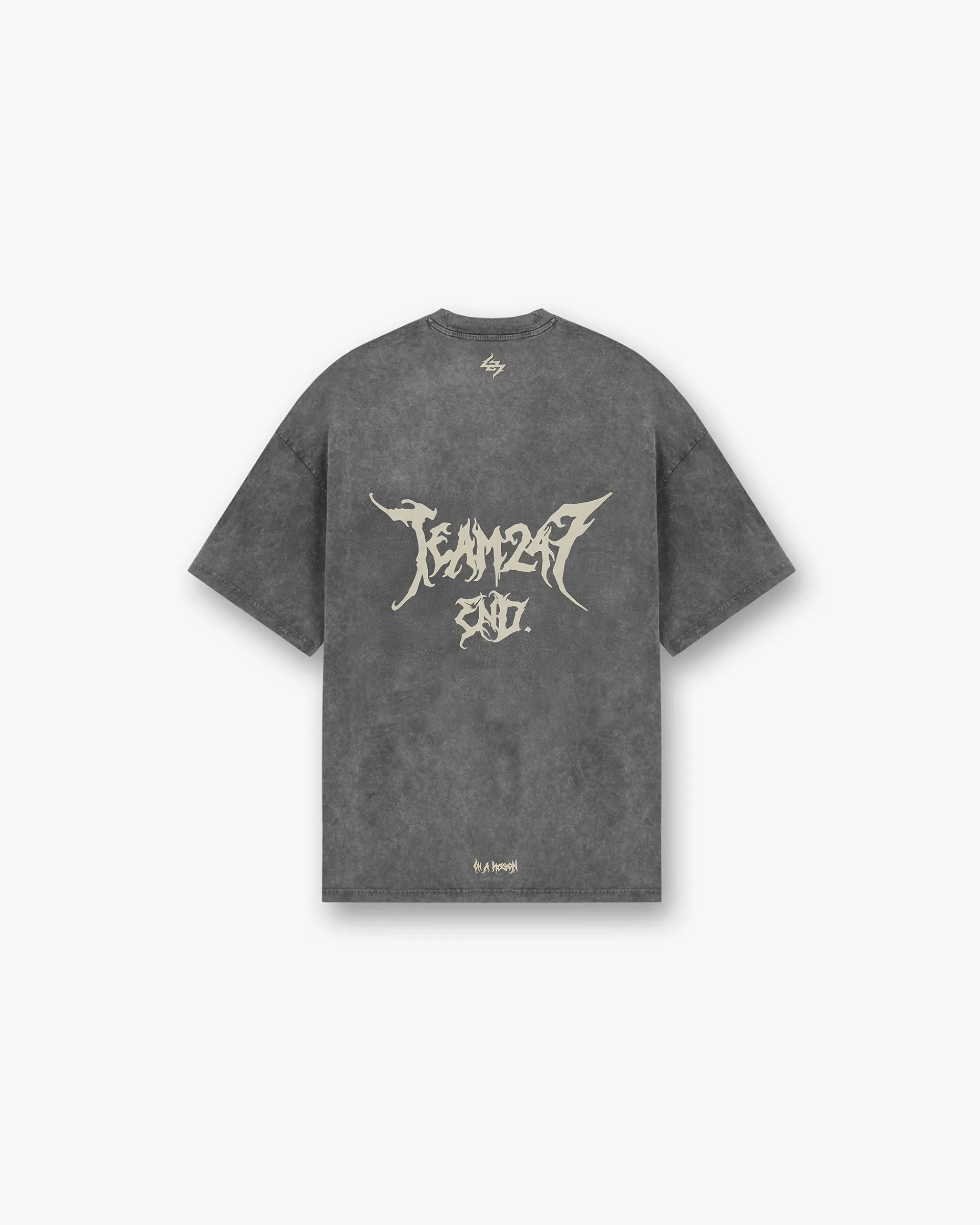Represent Team 247 X END Oversized T-Shirt - Washed Grey> T-Shirts