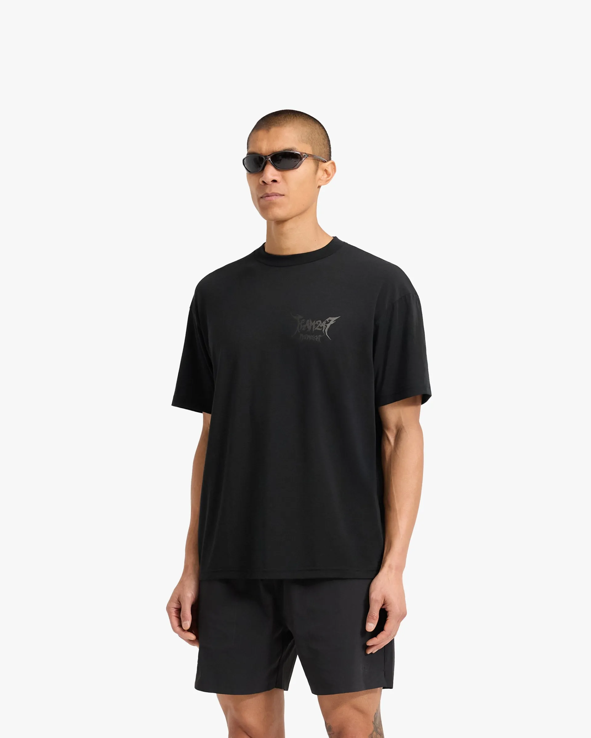 Represent Team 247 X END Oversized T-Shirt - Jet Black> T-Shirts