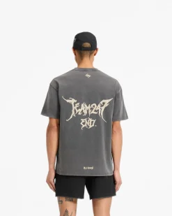 Represent Team 247 X END Oversized T-Shirt - Washed Grey><noscript><img width=