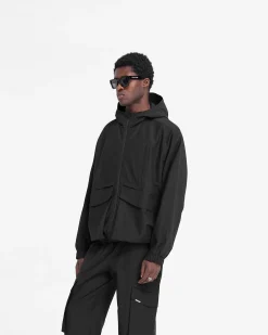Represent Tech Cargo Jacket - Jet Black> Outerwear