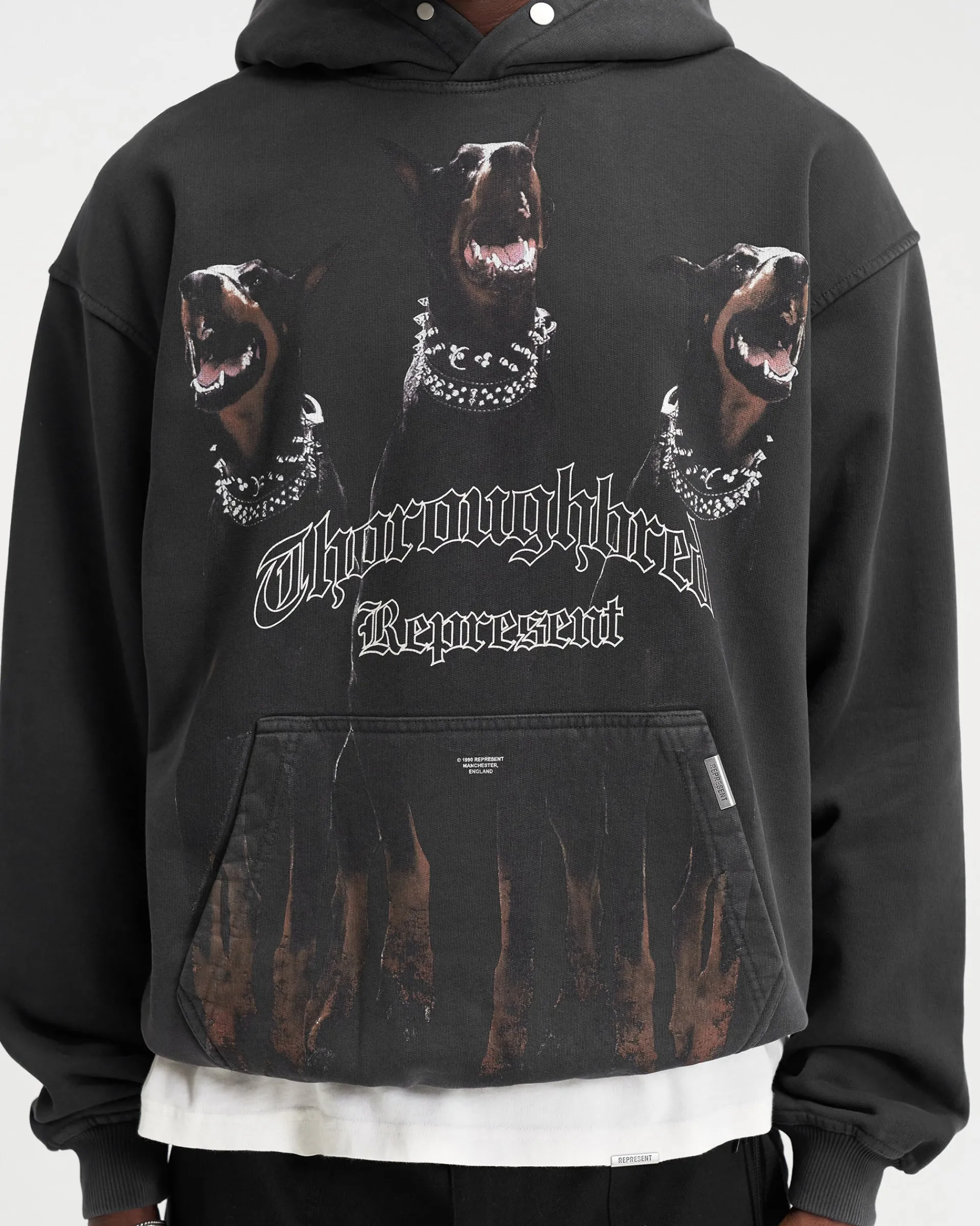 Represent Thoroughbred Hoodie - Vintage Black> Hoodies