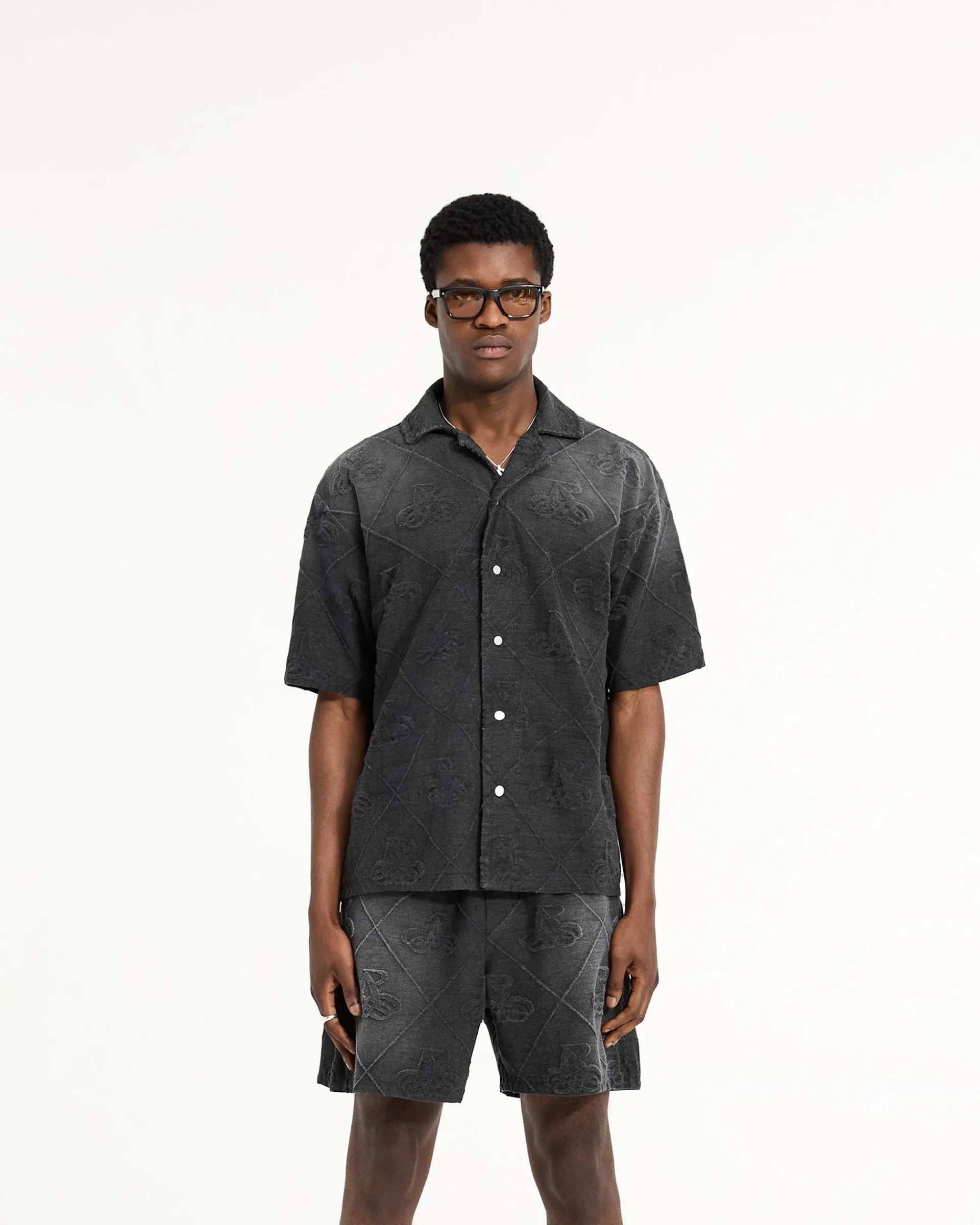 Represent Towelling Shirt - Jet Black> Shirts