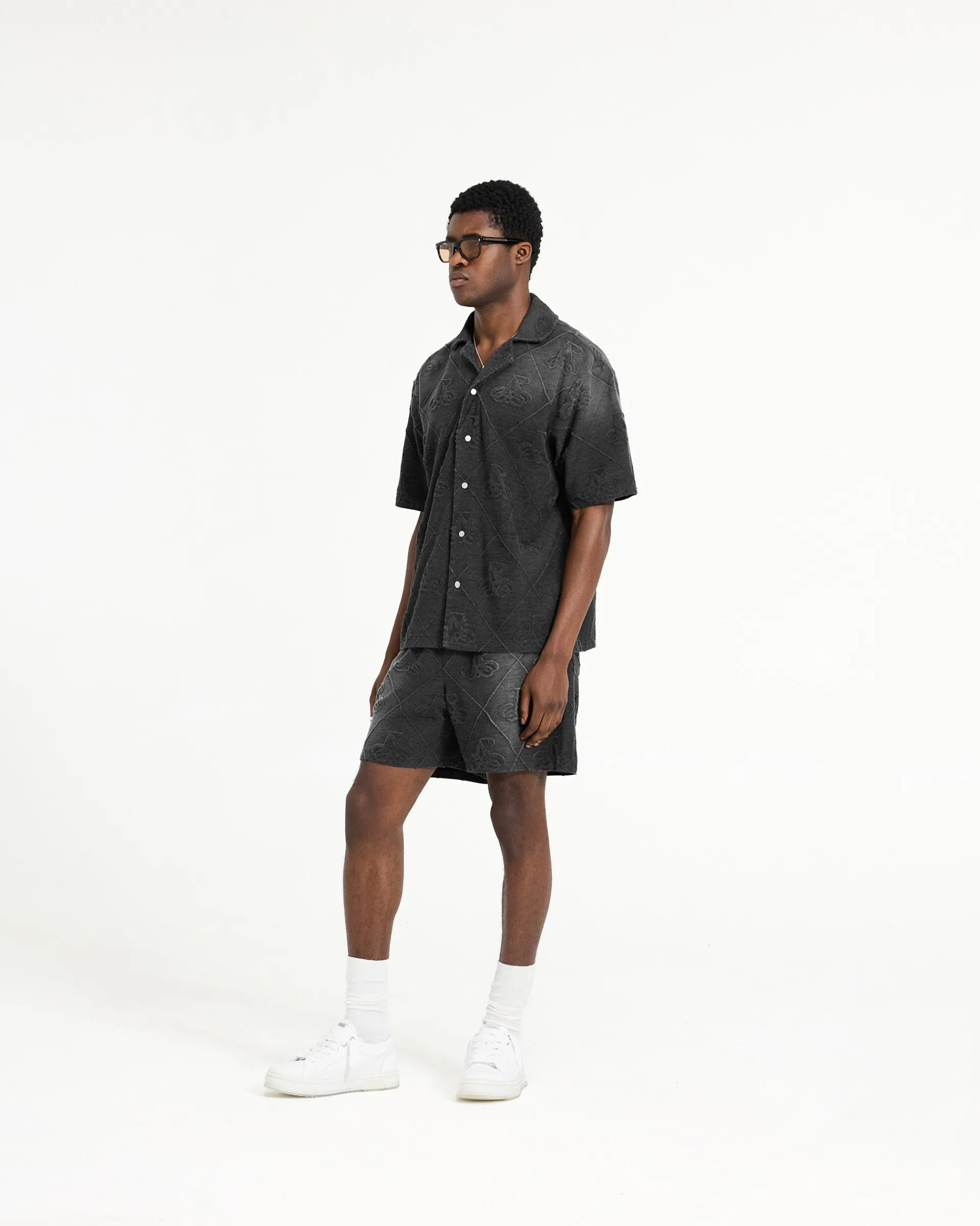 Represent Towelling Shirt - Jet Black> Shirts