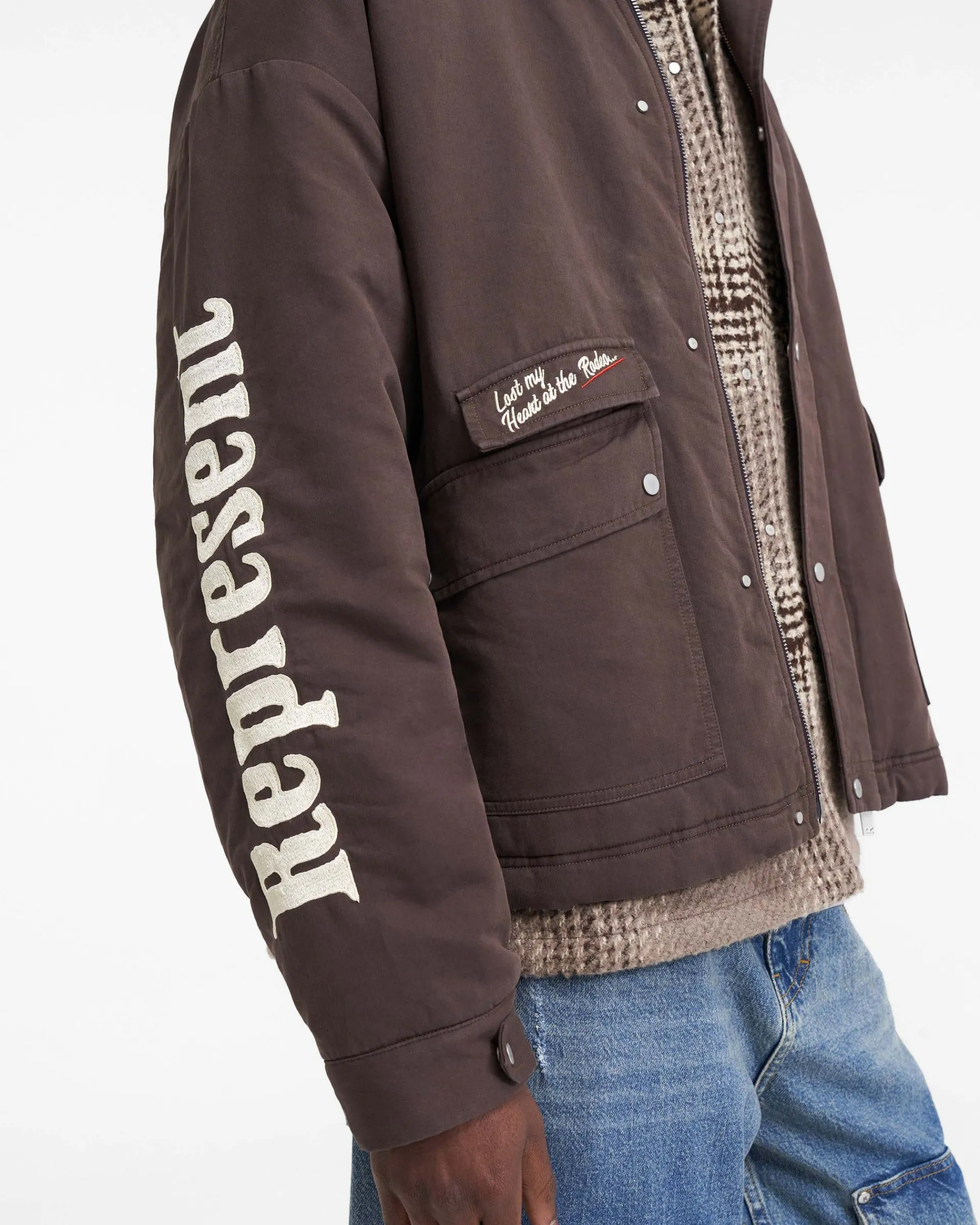 Represent Utility Carpenter Jacket - Vintage Brown> Outerwear