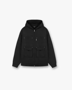 Represent Utility Hooded Shirt - Jet Black> Shirts