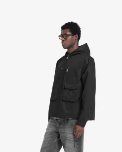 Represent Utility Hooded Shirt - Jet Black> Shirts