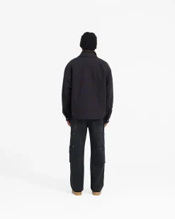 Represent Wadded Zip Overshirt - Midnight Navy><noscript><img width=