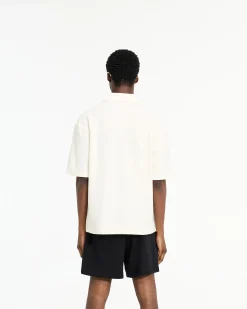 Represent Waffle Shirt - Antique White><noscript><img width=