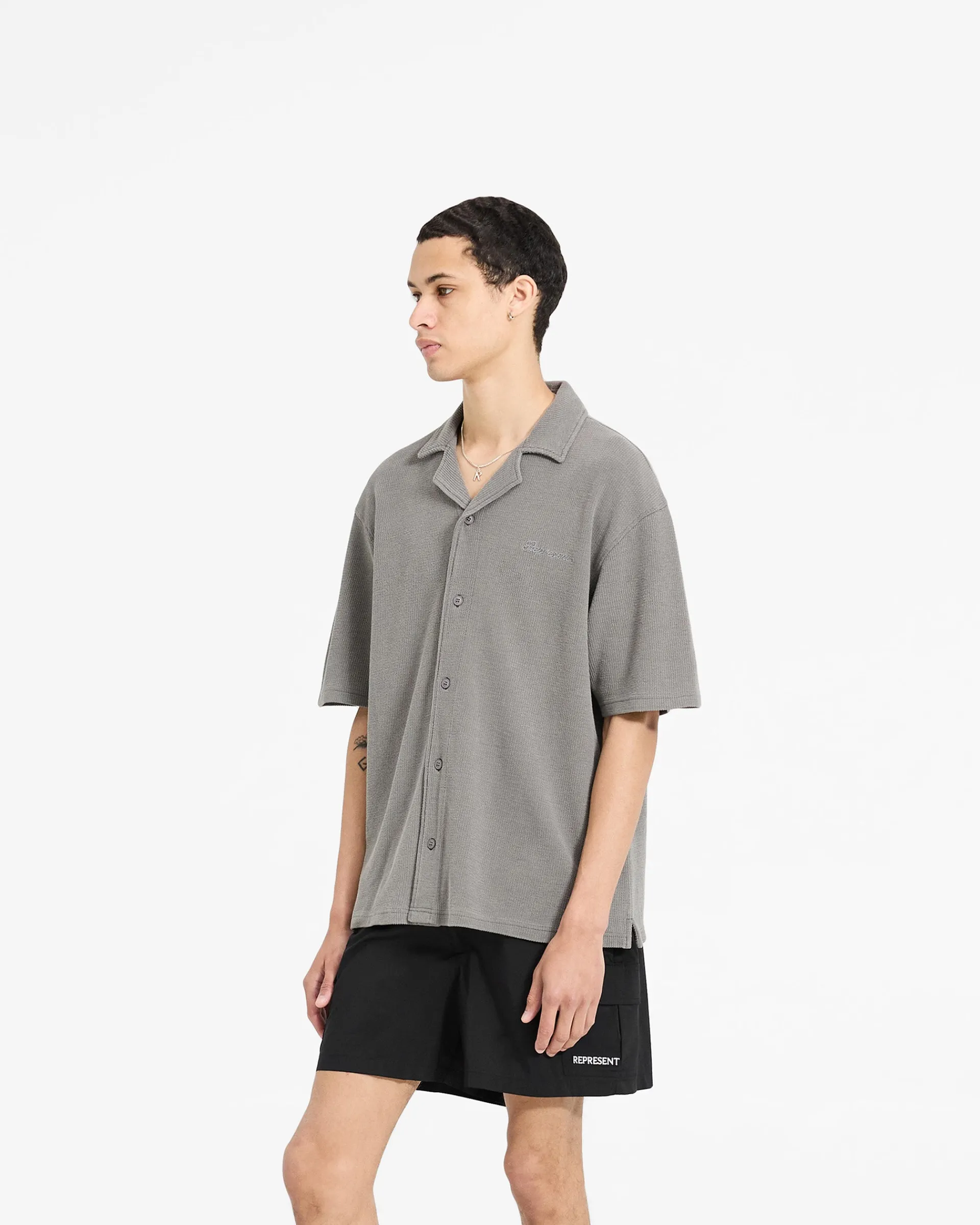 Represent Waffle Shirt - Ultimate Grey> Shirts