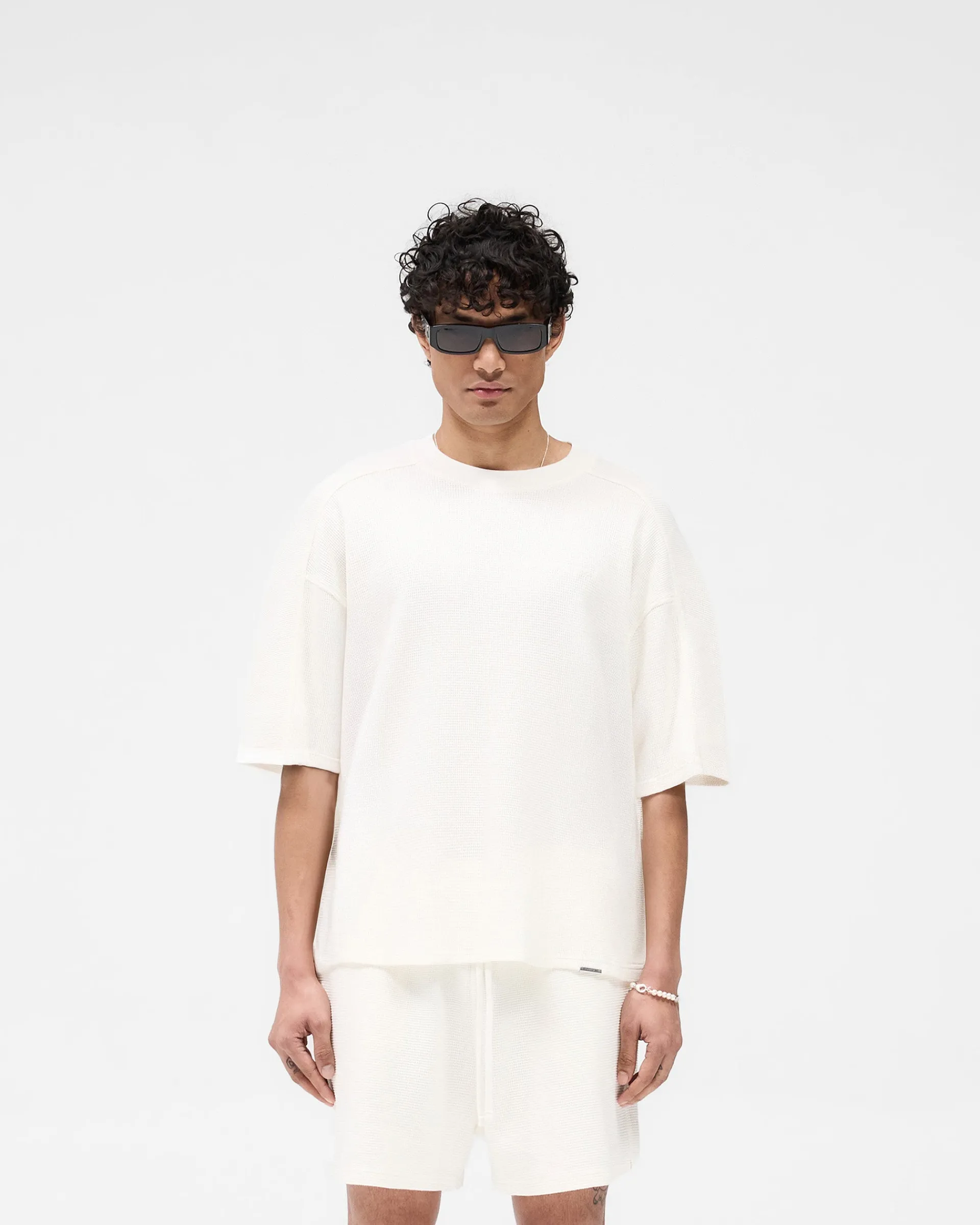 Represent Waffle T-Shirt - Flat White> T-Shirts