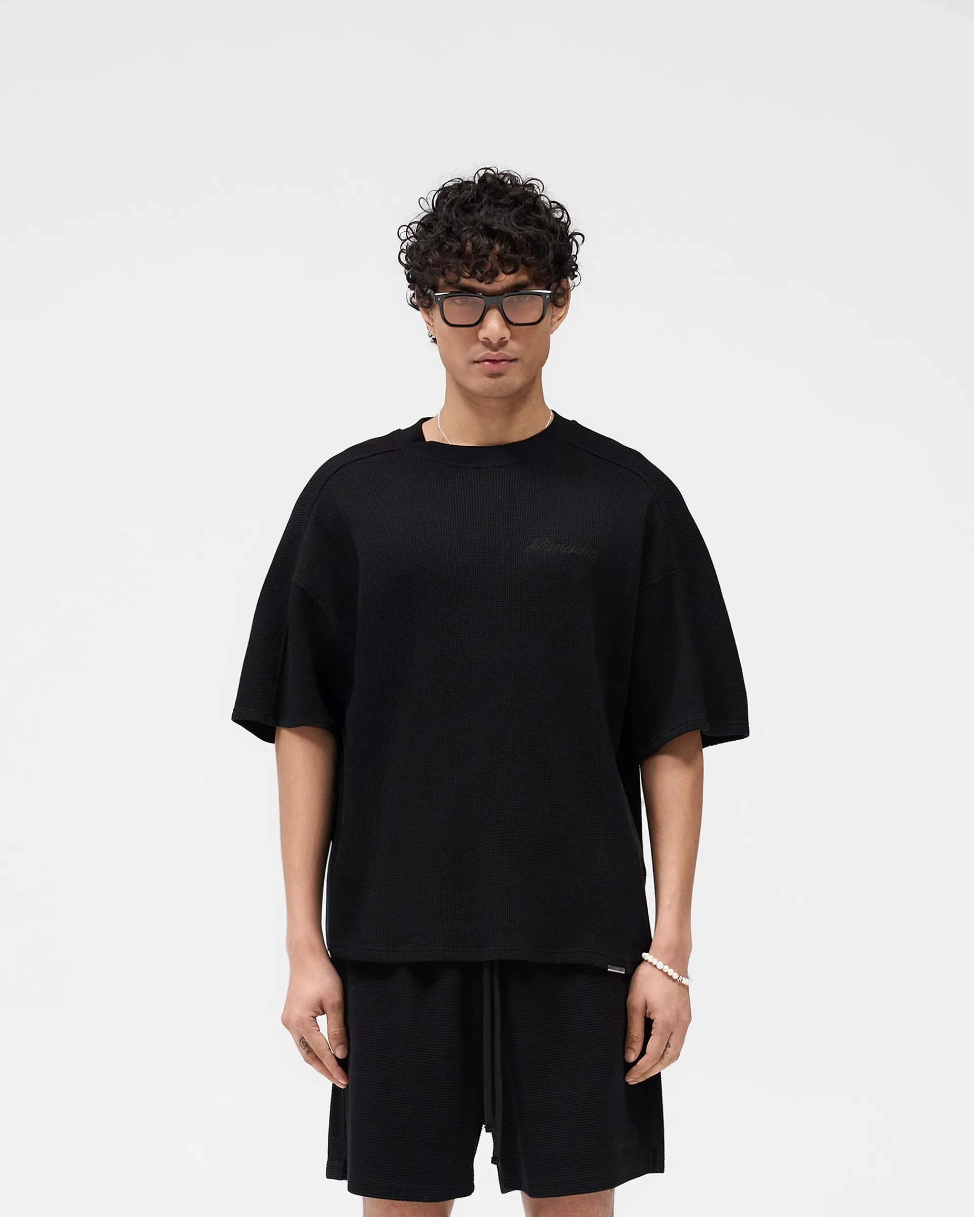 Represent Waffle T-Shirt - Jet Black> T-Shirts