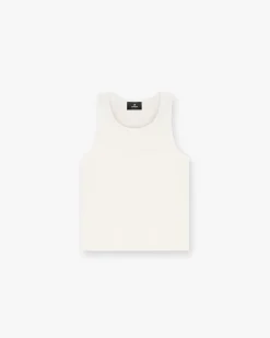 Represent Waffle Vest - Antique White> Vests | T-Shirts