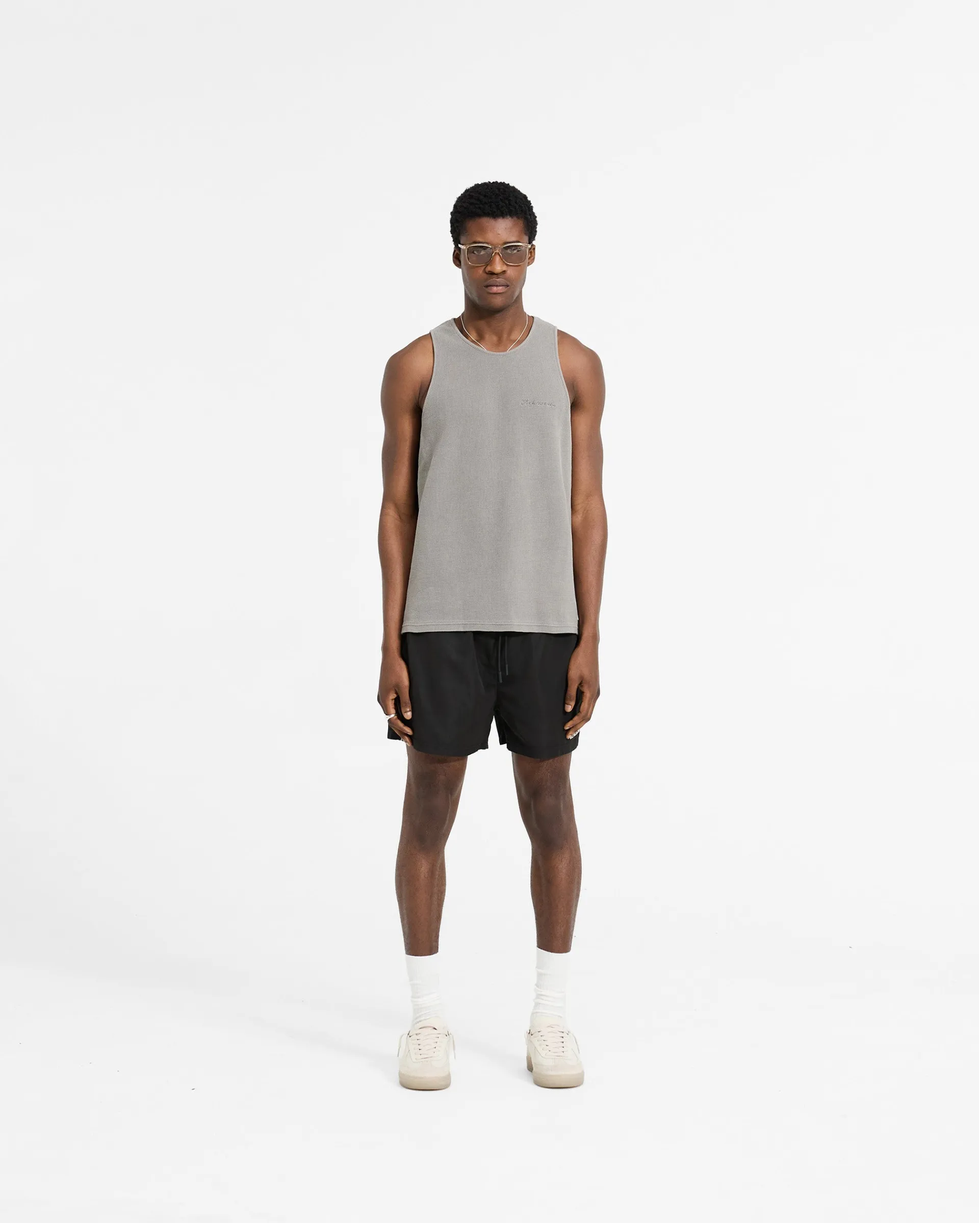 Represent Waffle Vest - Ultimate Grey> Vests | T-Shirts
