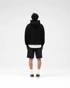Represent Waffle Zip Through Hoodie - Jet Black><noscript><img width=