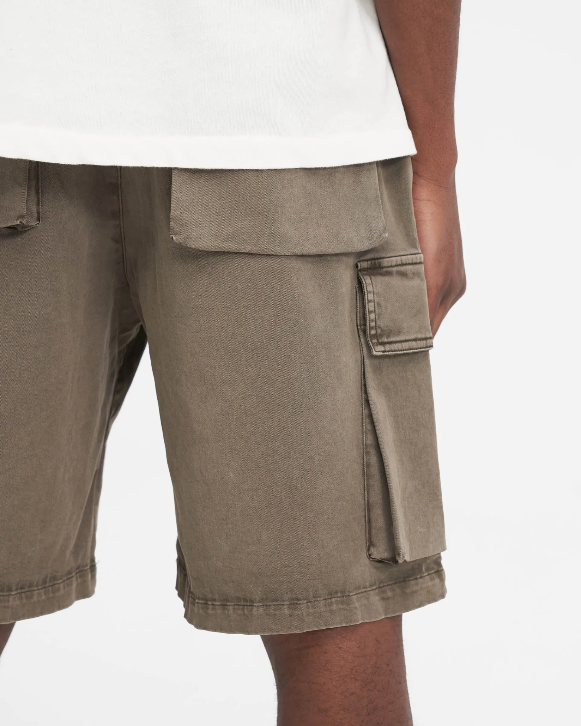 Represent Washed Cargo Short -> Shorts