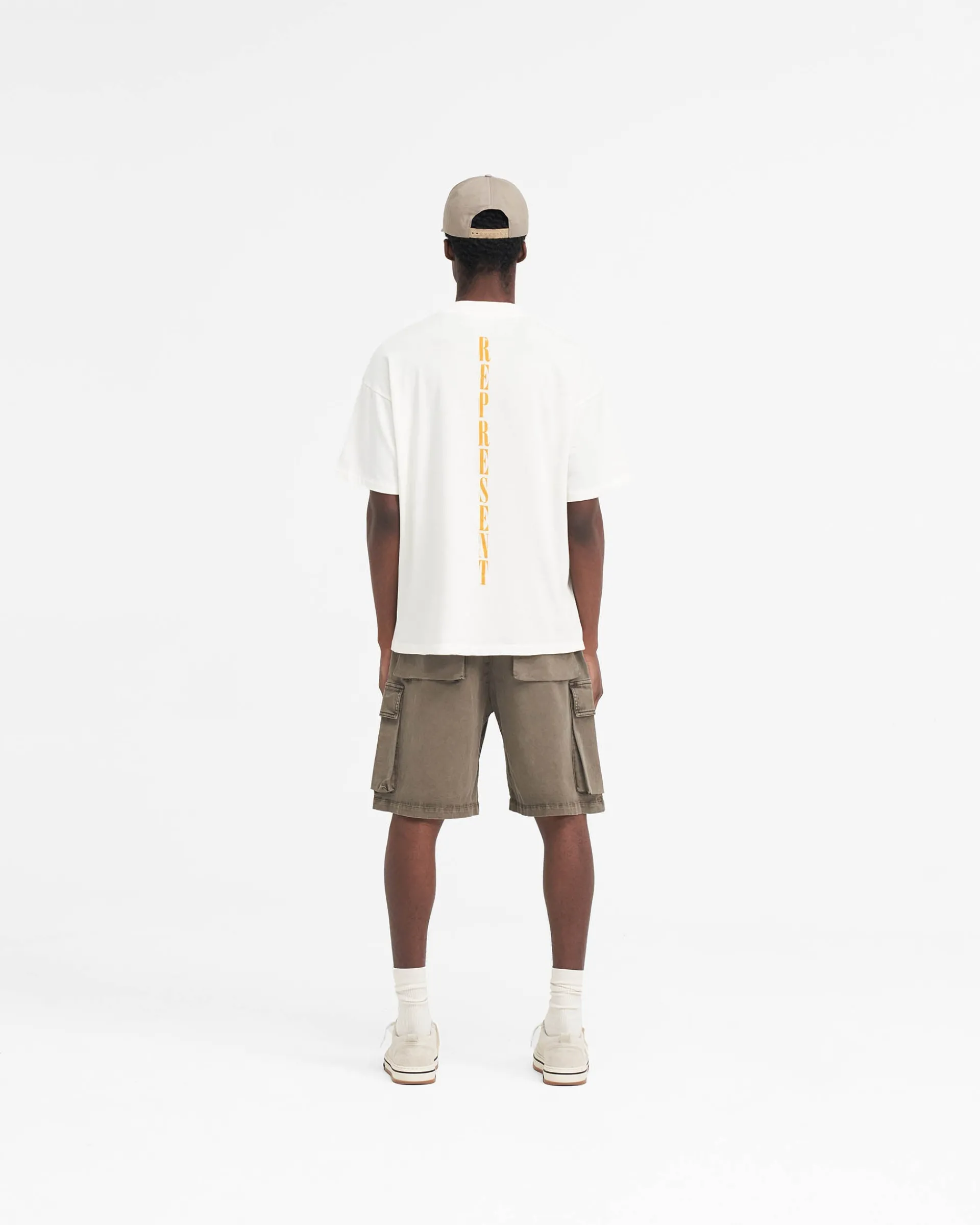 Represent Washed Cargo Short -> Shorts