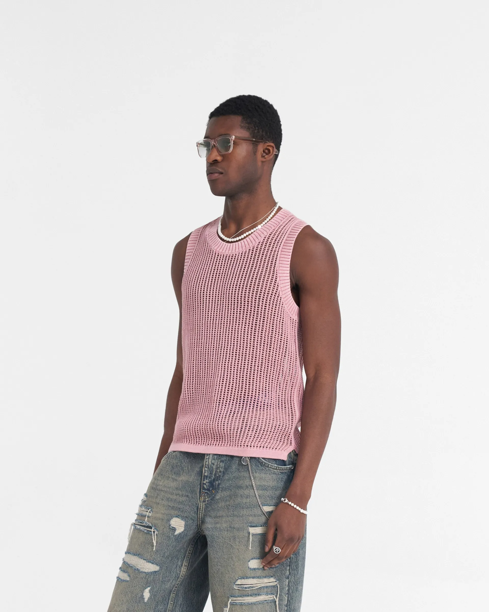 Represent Washed Knit Vest -> Knitwear | Vests