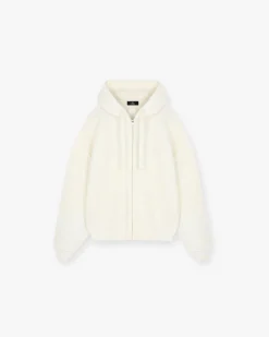 Represent Whip Hoodie - Antique White> Knitwear