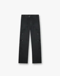 Represent Workshop Pant - Washed Black> Pants
