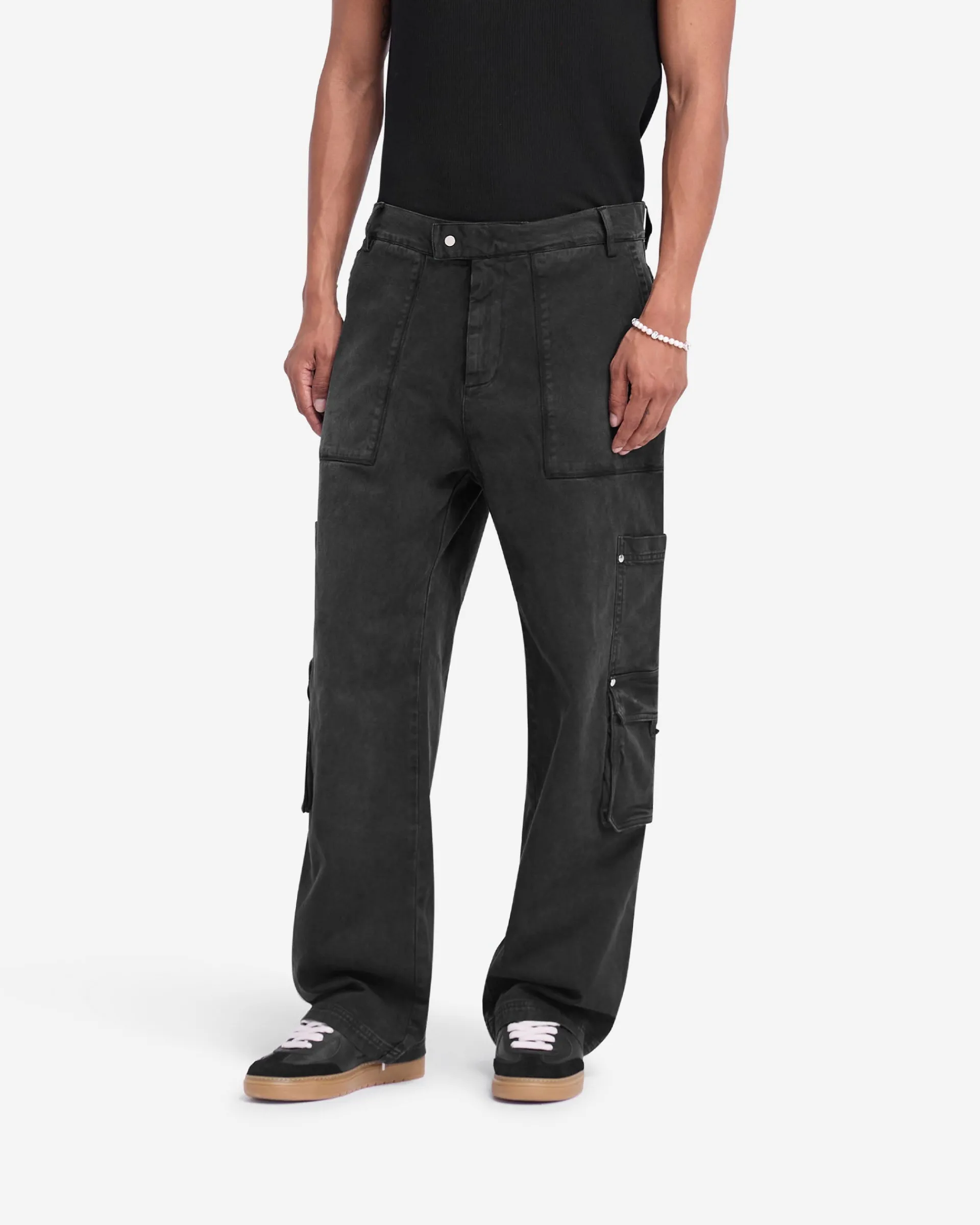 Represent Workshop Pant - Washed Black> Pants