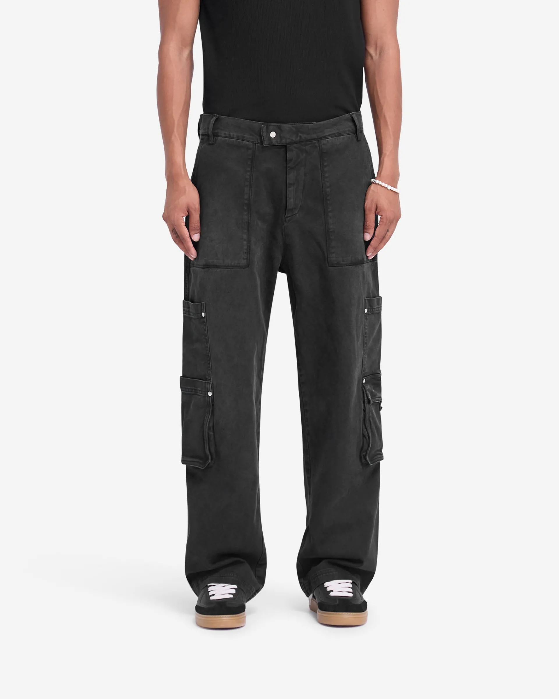 Represent Workshop Pant - Washed Black> Pants