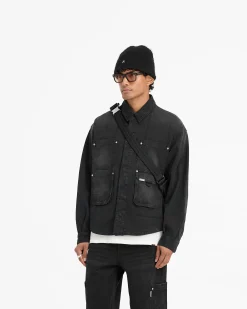 Represent Workshop Shirt - Washed Black> Shirts
