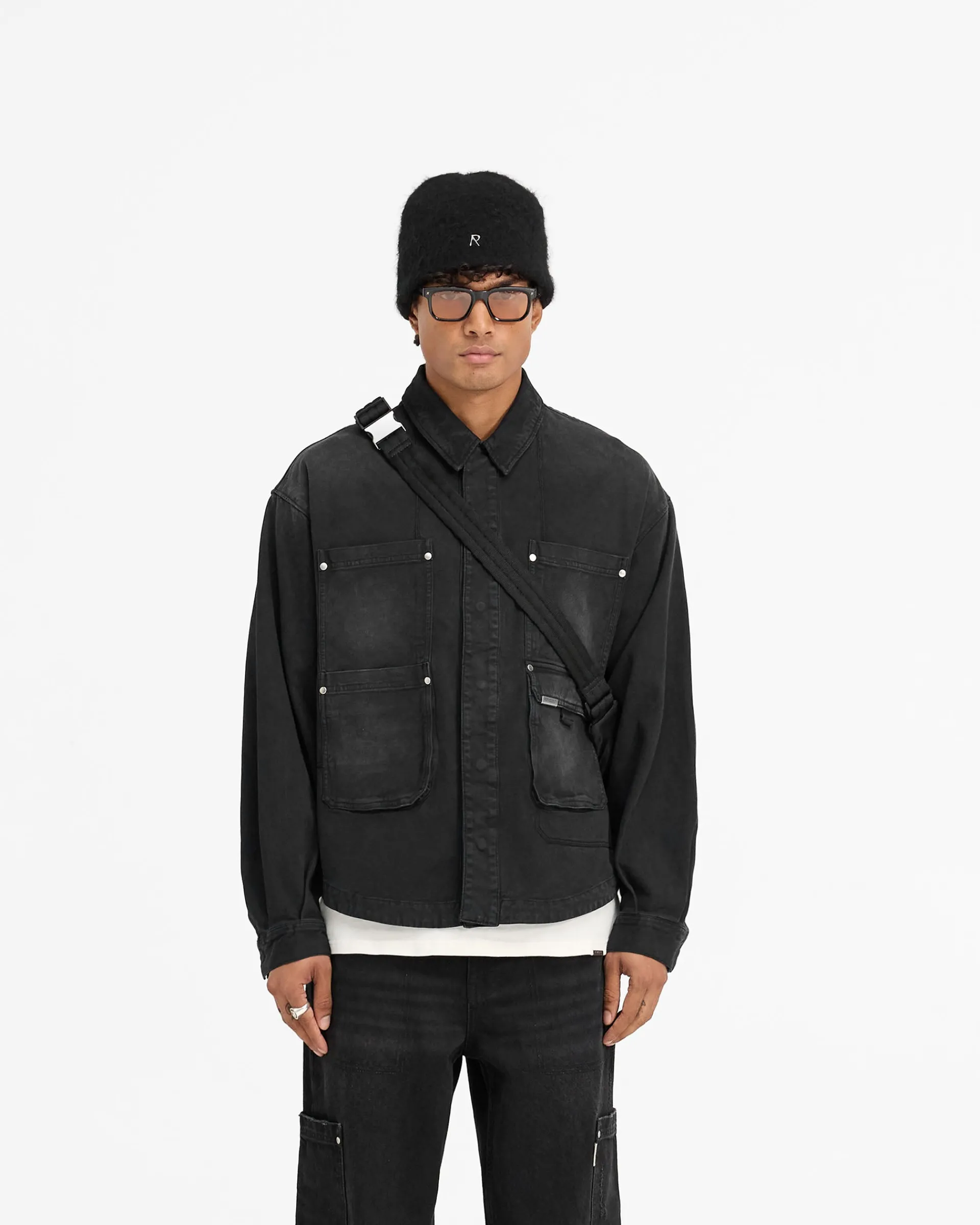 Represent Workshop Shirt - Washed Black> Shirts