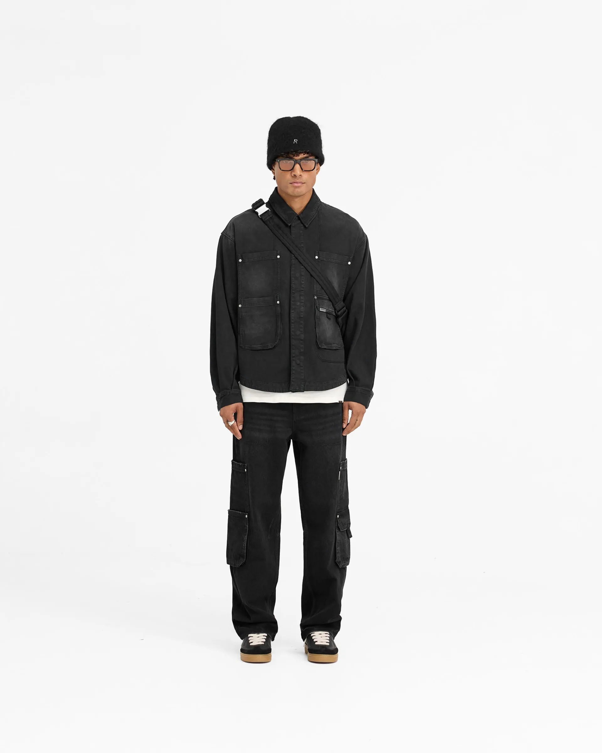 Represent Workshop Shirt - Washed Black> Shirts