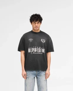 Represent World Championship T-Shirt - Stained Black><noscript><img width=