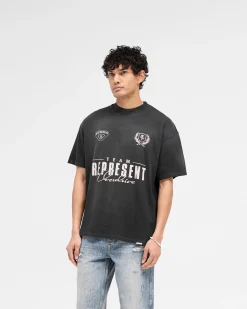 Represent World Championship T-Shirt - Stained Black><noscript><img width=