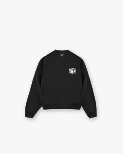 Represent 247 X Everlast Training Camp Boxy Sweater - Off Black> Sweaters