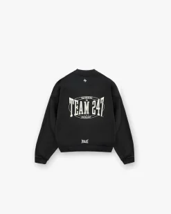Represent 247 X Everlast Training Camp Boxy Sweater - Off Black> Sweaters