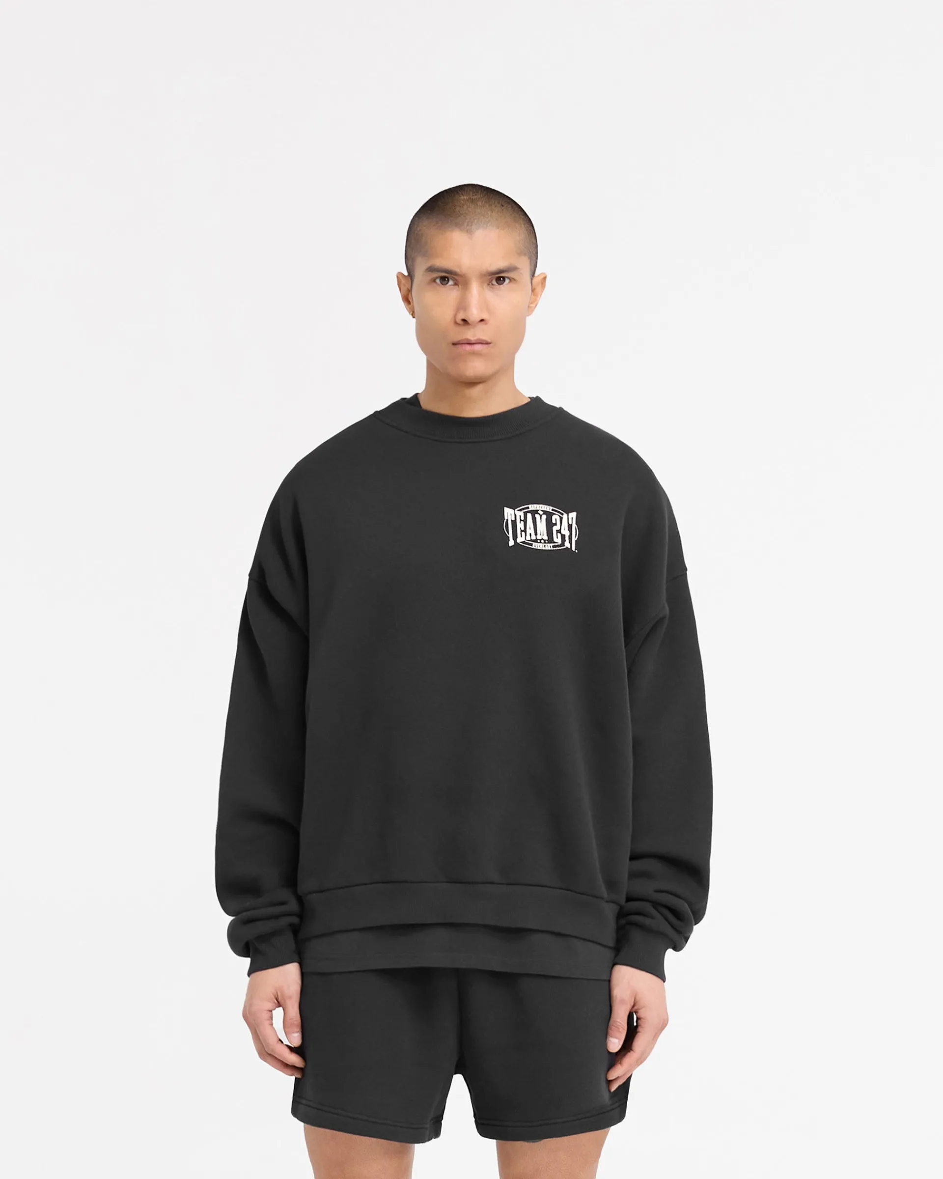 Represent 247 X Everlast Training Camp Boxy Sweater - Off Black> Sweaters