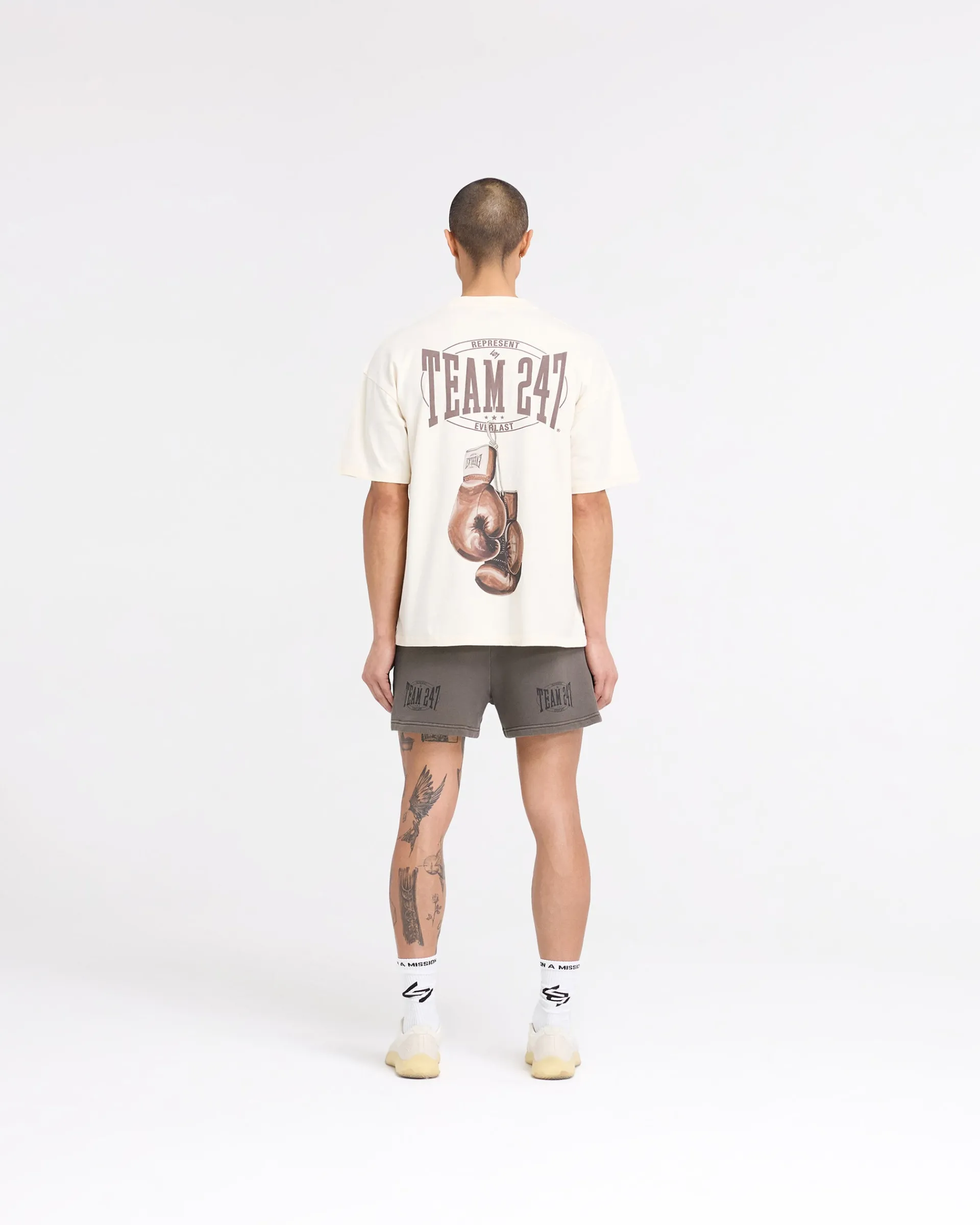 Represent 247 X Everlast Training Camp T-Shirt - Antique White> T-Shirts